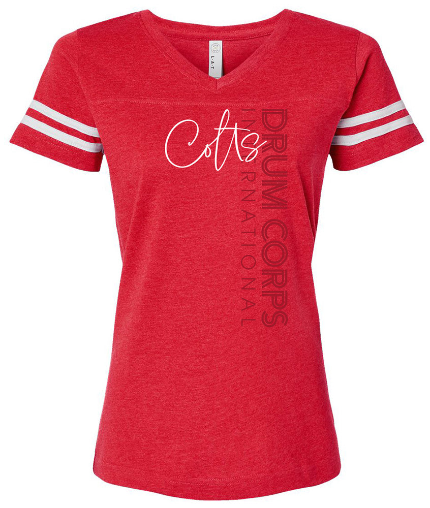 Ladies Jersey V-Neck Shirt
