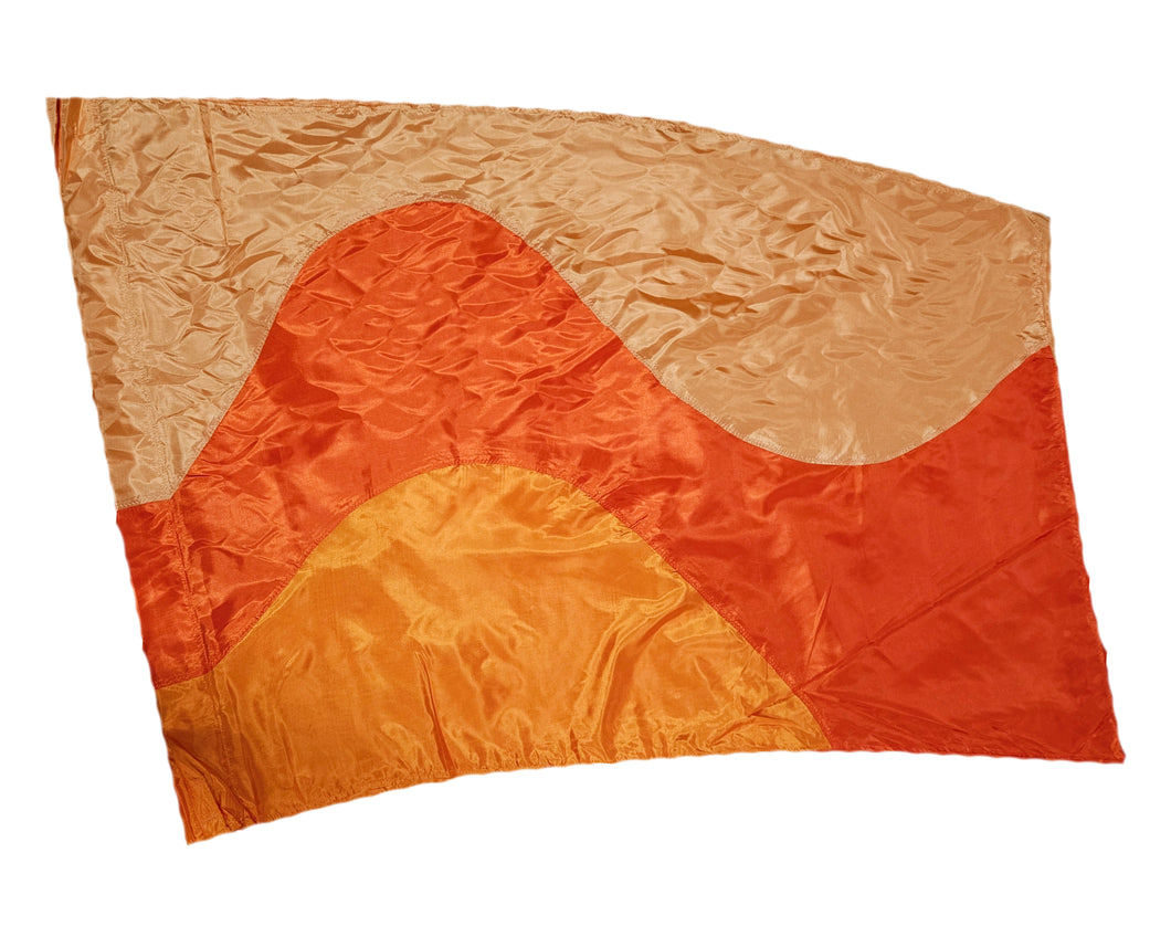 Sunset Wave Flag