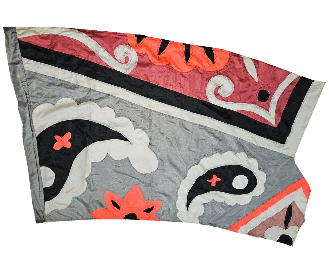 Music City Pink and Black Paisley Flag