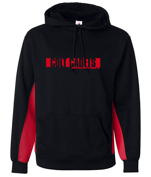 Colt Cadets Performance Hoodie - Black/Red
